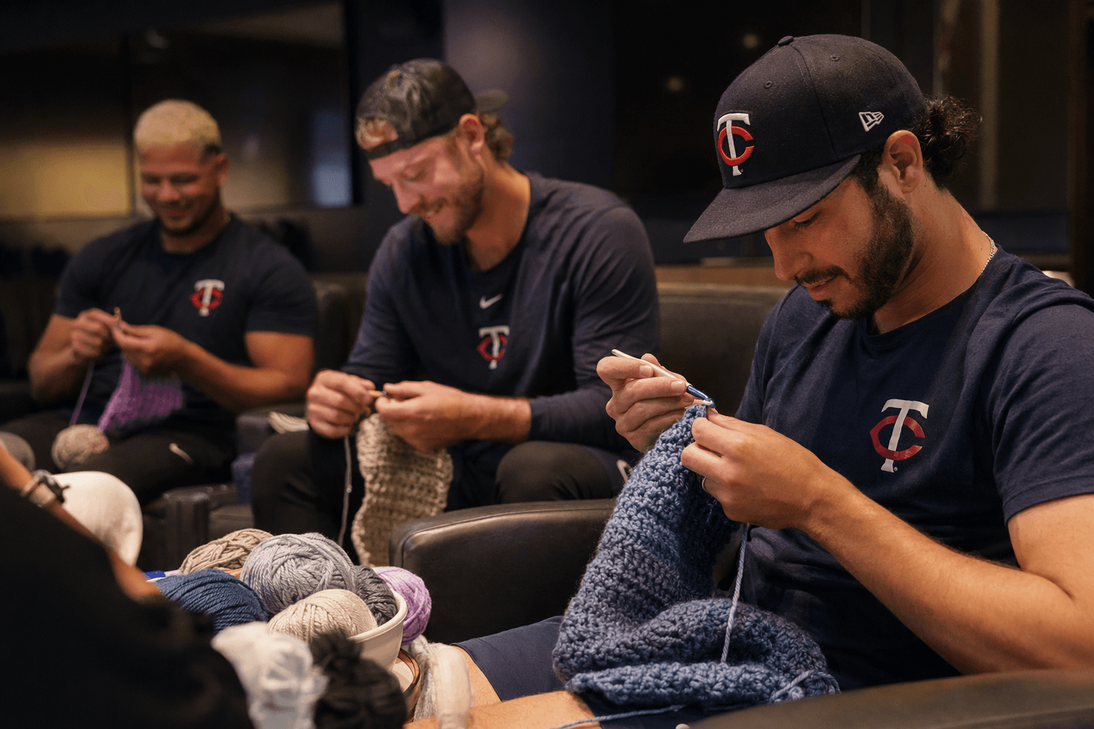 Minnesota Twins players embrace crocheting, delighting fans and boosting craft buzz