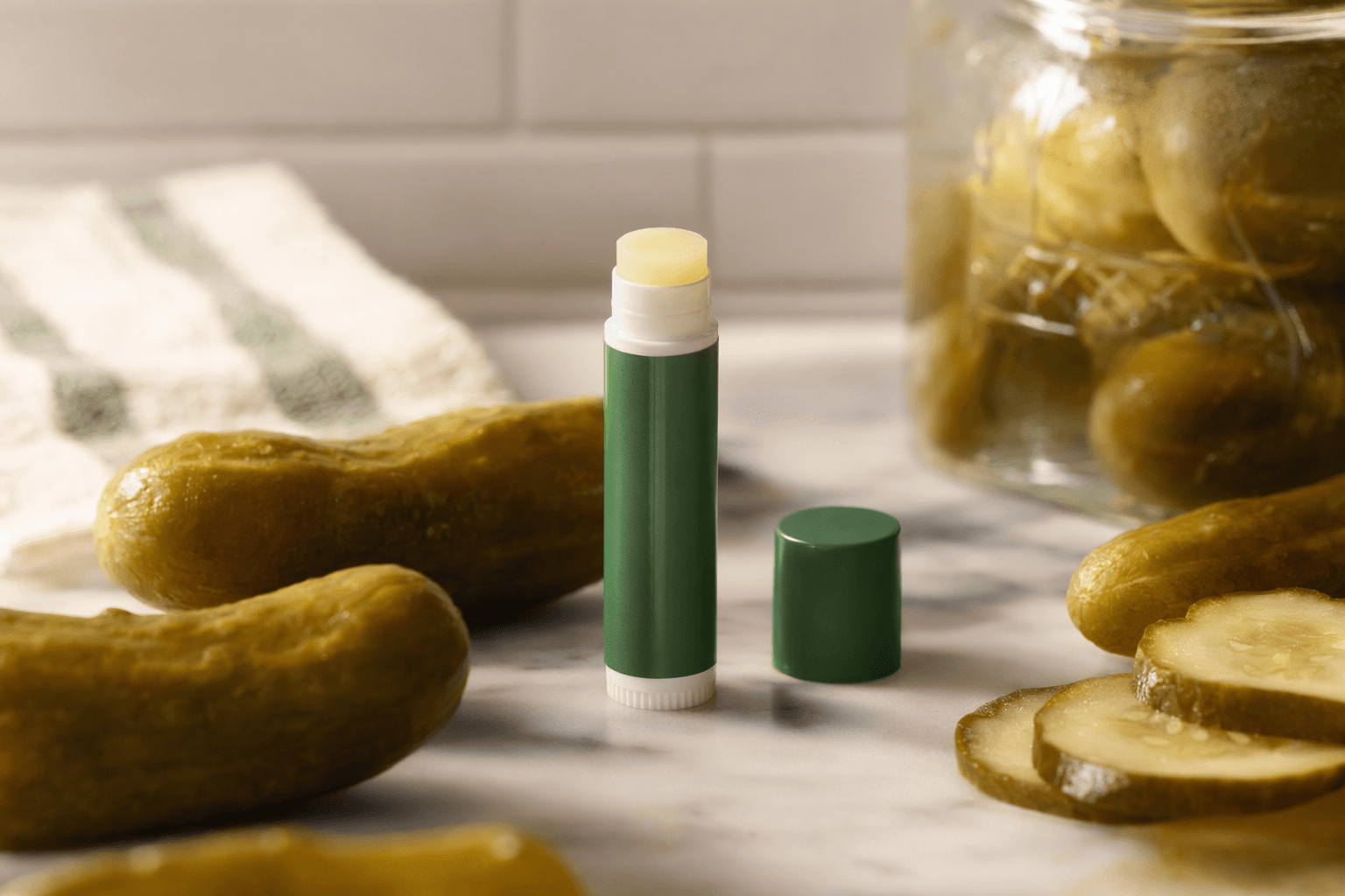 Burt’s Bees and Grillo’s Pickles launch $3.77 cucumber dill lip balm