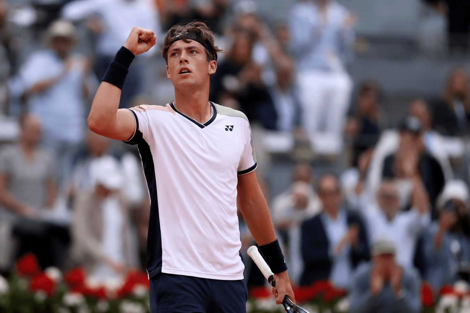 Belgium’s Alexander Blockx stuns Casper Ruud to reach Madrid semifinals