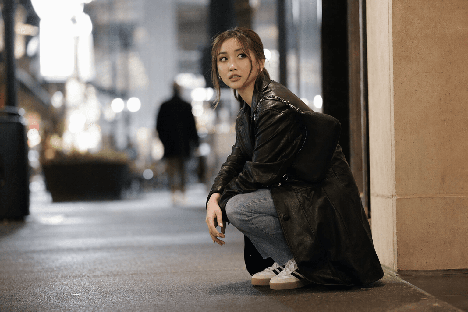 Brenda Song’s Adidas Sambae sneakers add height for petite style lovers