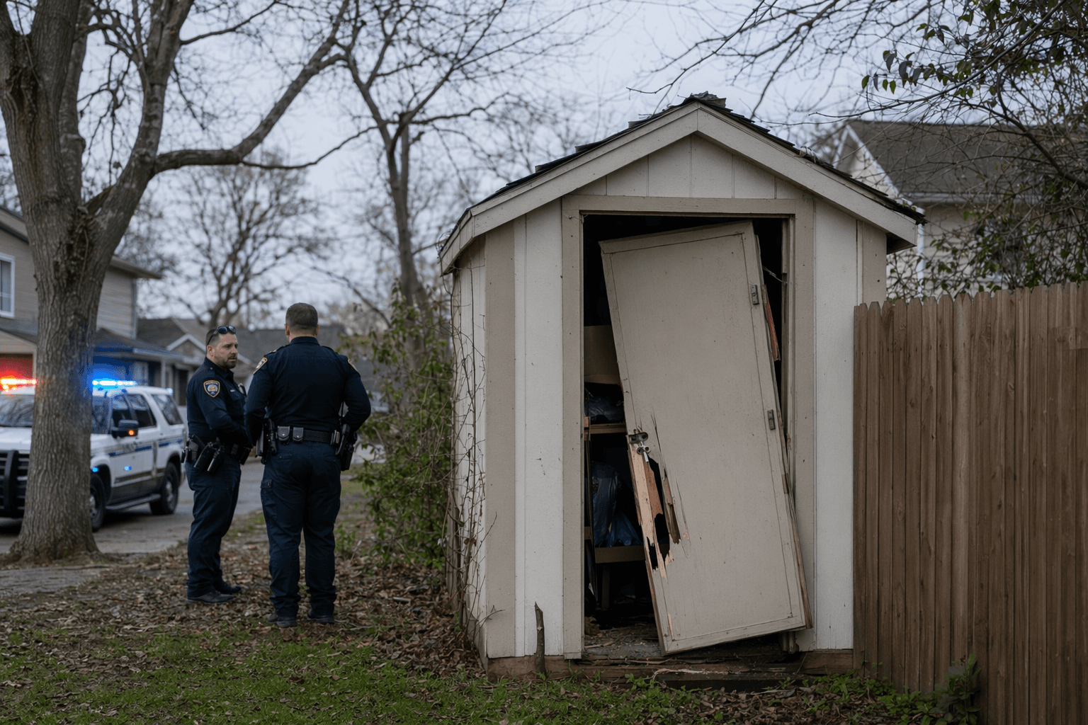 Jacksonville police investigate attempted break-in, shed damage on East Oak