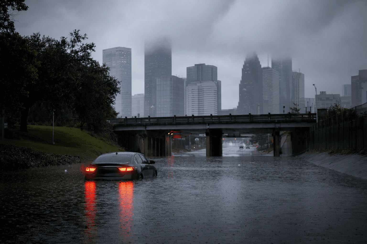 Harris County under flood watch as heavy rain threatens flash flooding