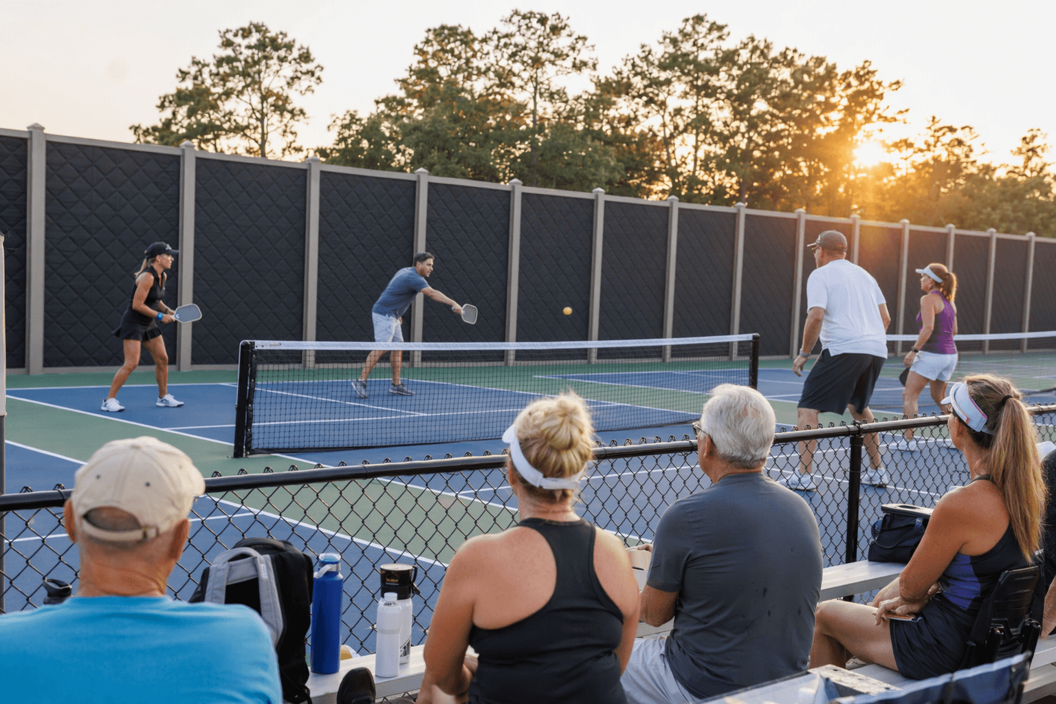 Mobile funds noise barriers at Lavretta Park as pickleball crowds grow