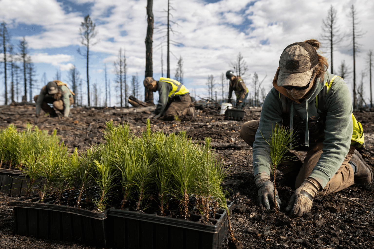 St. Louis County plants 350,000 pines to restore wildfire-burned land