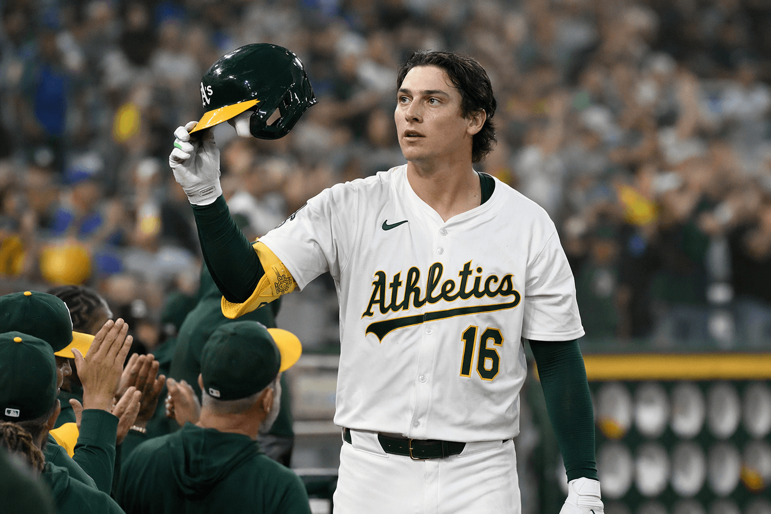 Nick Kurtz ties Ted Williams with 19-game walk streak as Athletics beat Royals