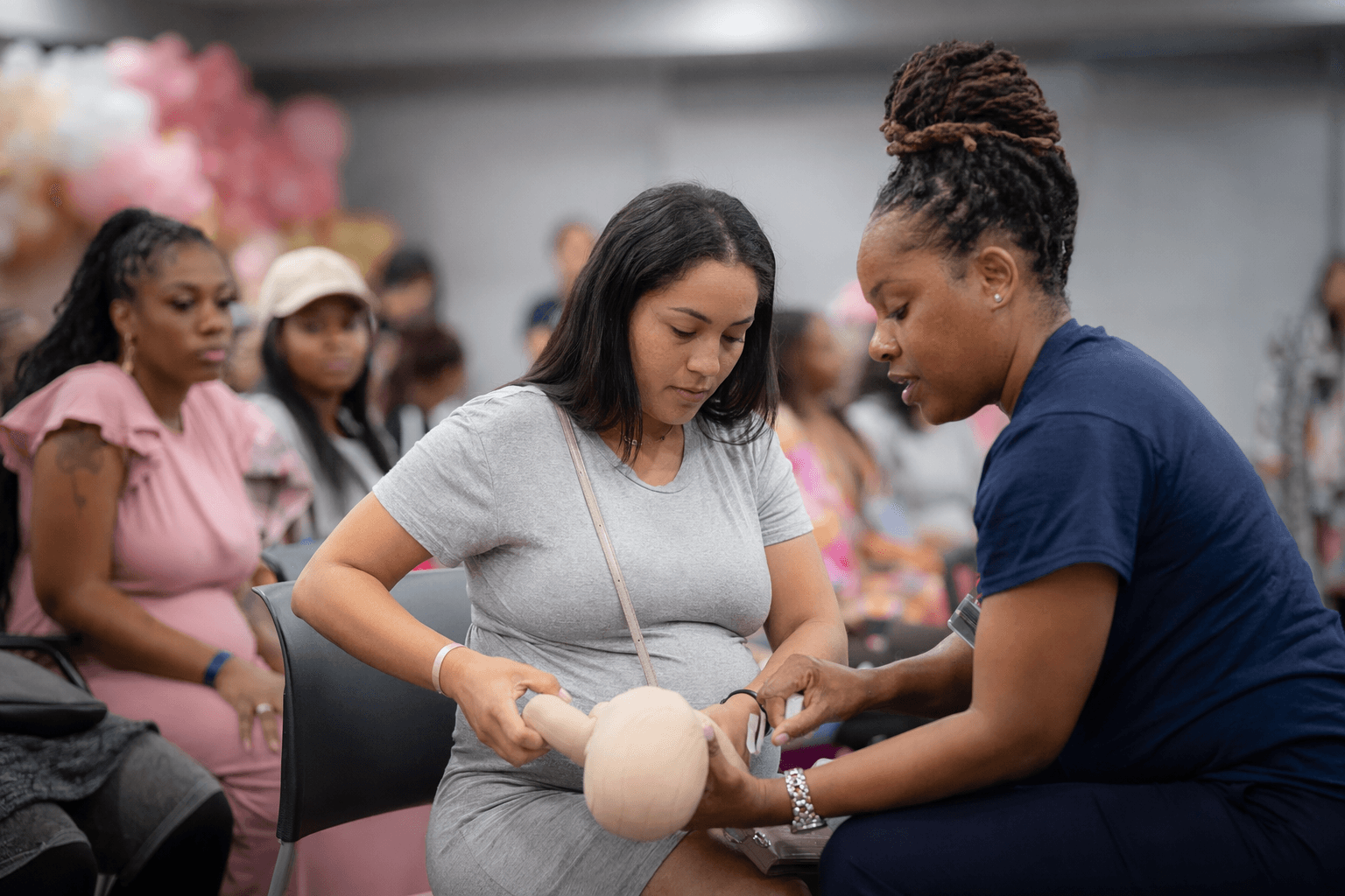 Memorial hosts maternal health baby shower, offers safety training and care resources