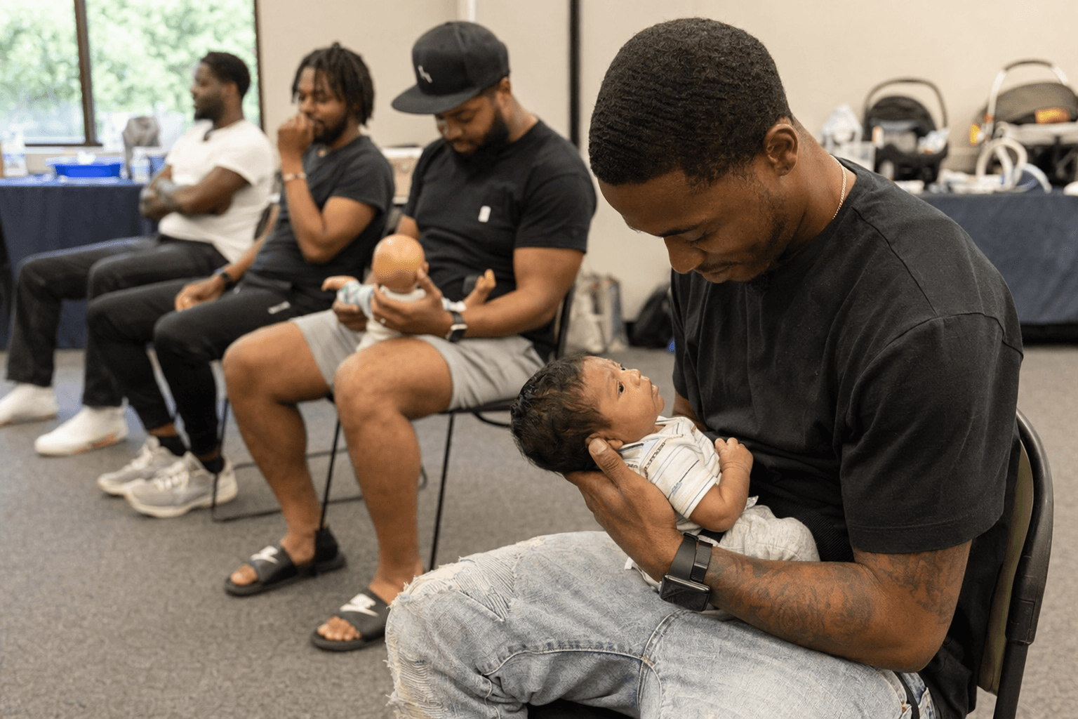 Orange County health department hosts free baby shower for new dads in Orlando