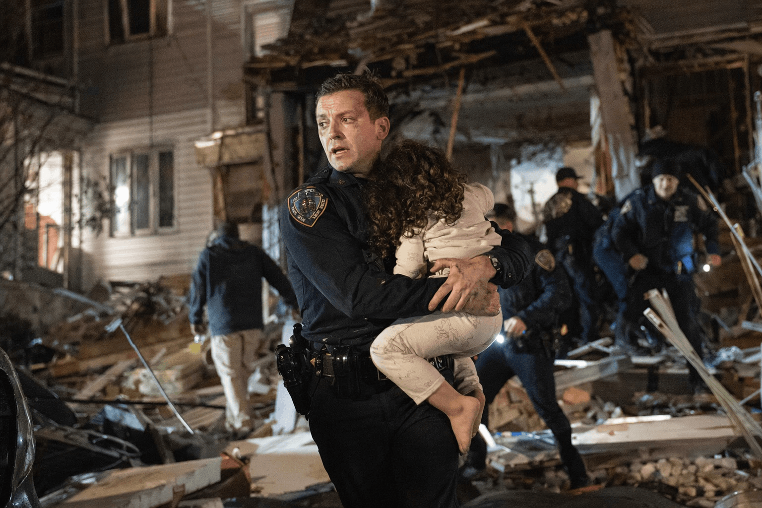 NYPD officers rescue children after Queens house explodes during domestic call
