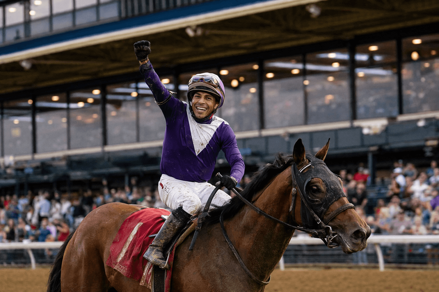 Evin Roman rides 1,000th winner at Horseshoe Indianapolis
