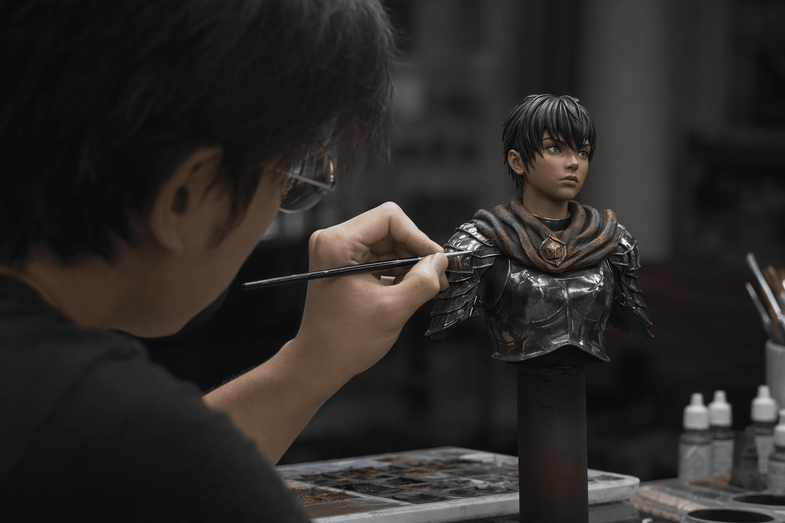 Casca Bust Painting Deepens, Goonhammer Tackles Non-Metallic Metal