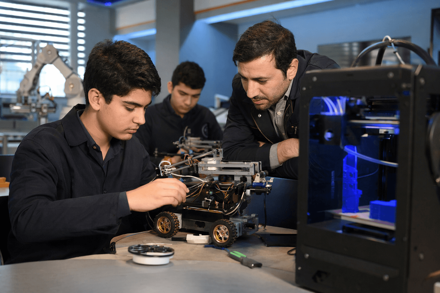 Iran launches fourth-generation schools with 3D printing and robotics labs