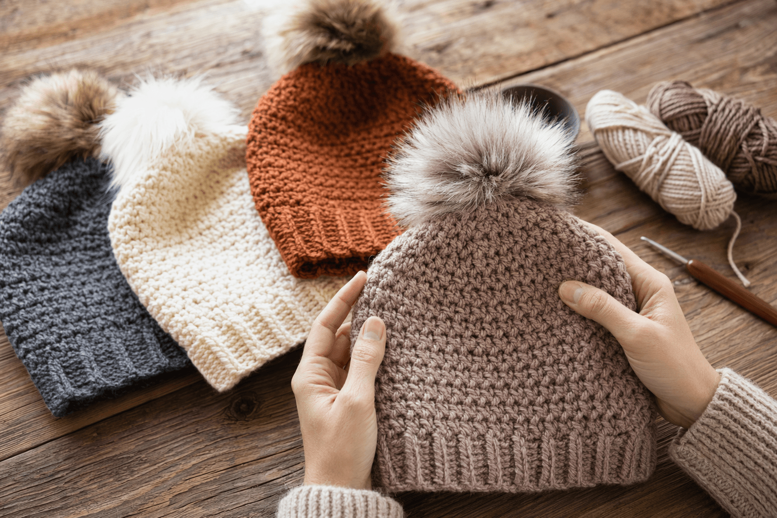 Easy Everyday Crochet Hat Offers Simple Style, Broad Sizing, Top-Down Fit