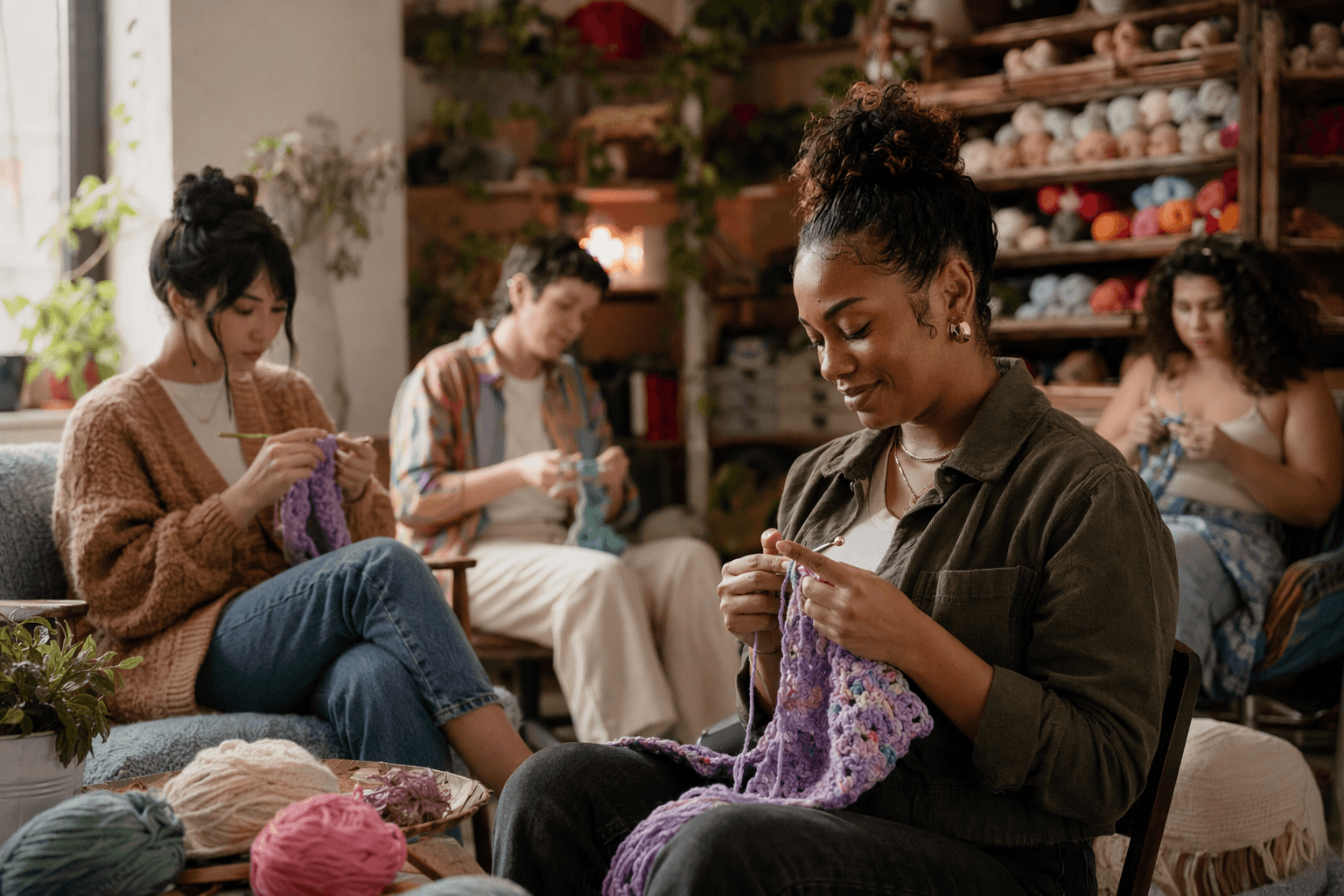 Crochet Attracts Younger, Diverse Beginners Seeking Calm and Creativity