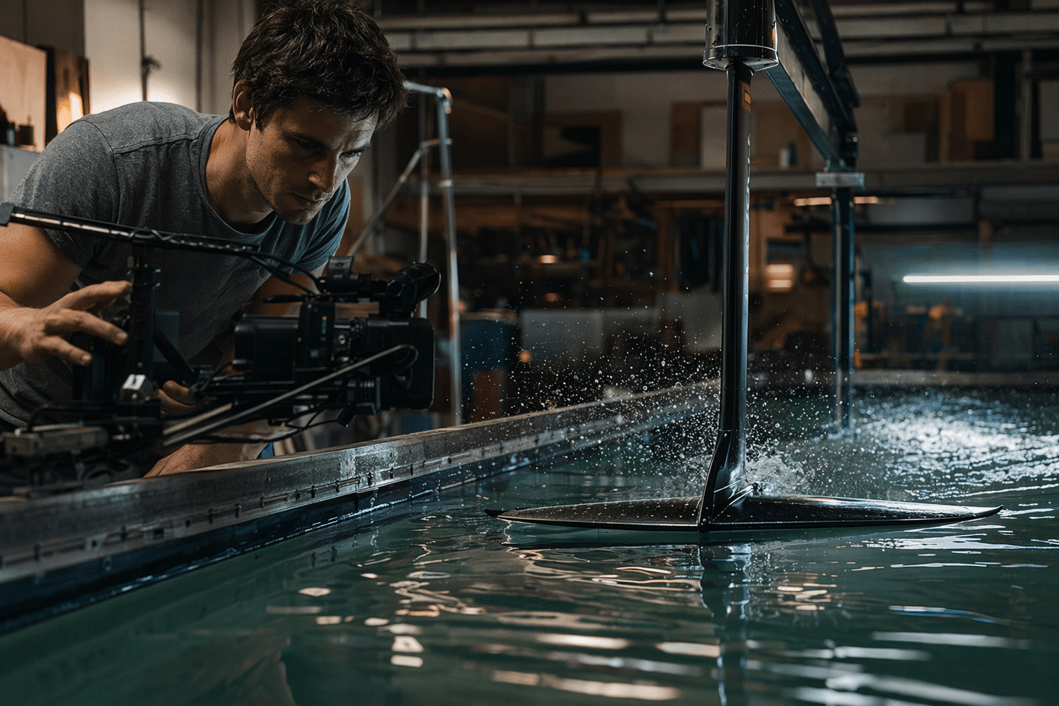 Slow-motion test shows how Levitaz R6 foil turns effort into glide