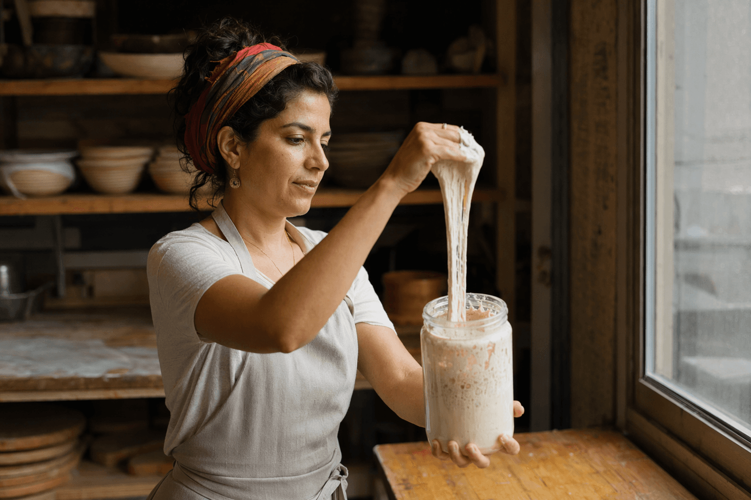 Seven-Year Sourdough Starter Finds a Home at Levant Bakery