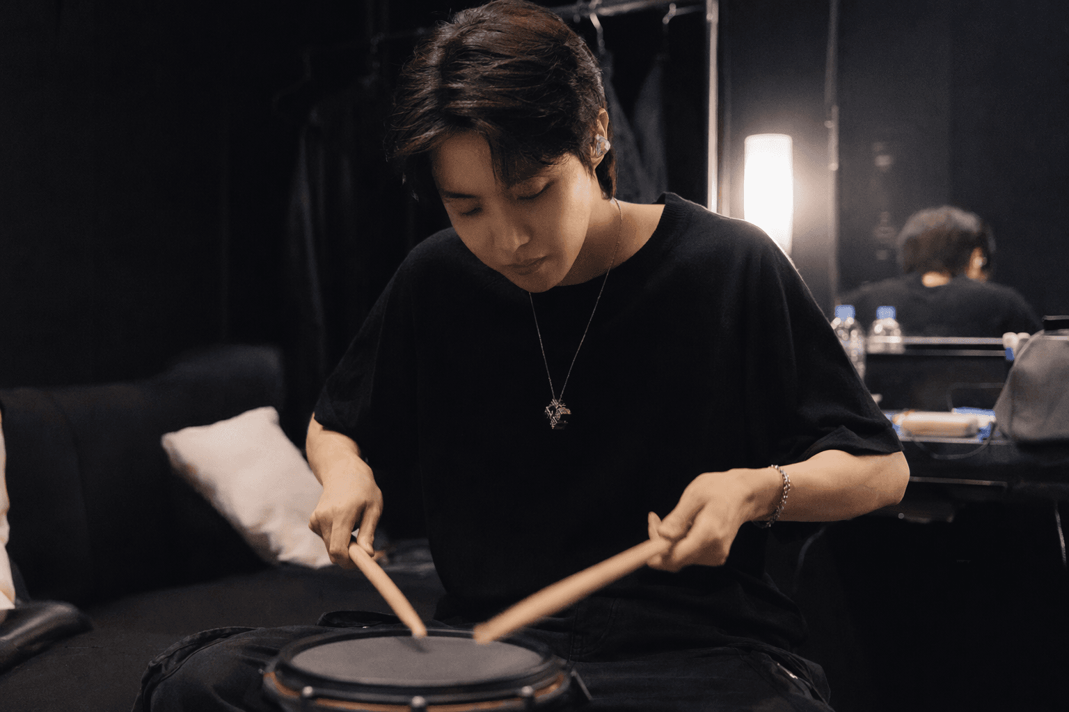 J-Hope takes drum practice pad on tour, embraces new musical challenge