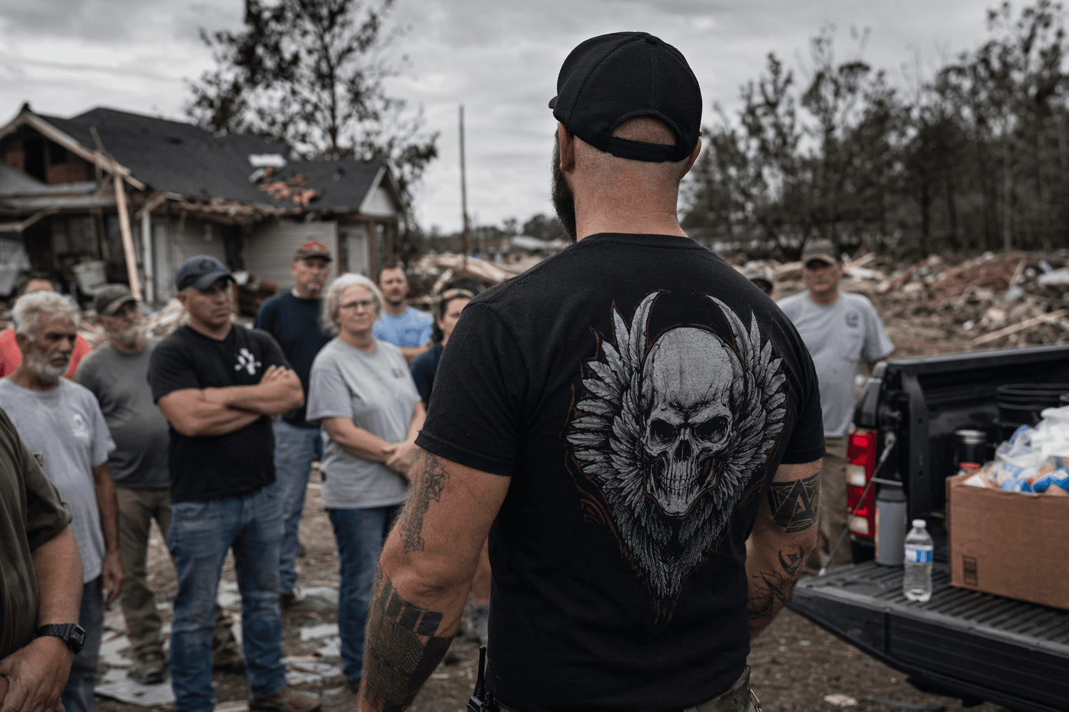 Far-right extremists exploit disaster zones to recruit and spread fear