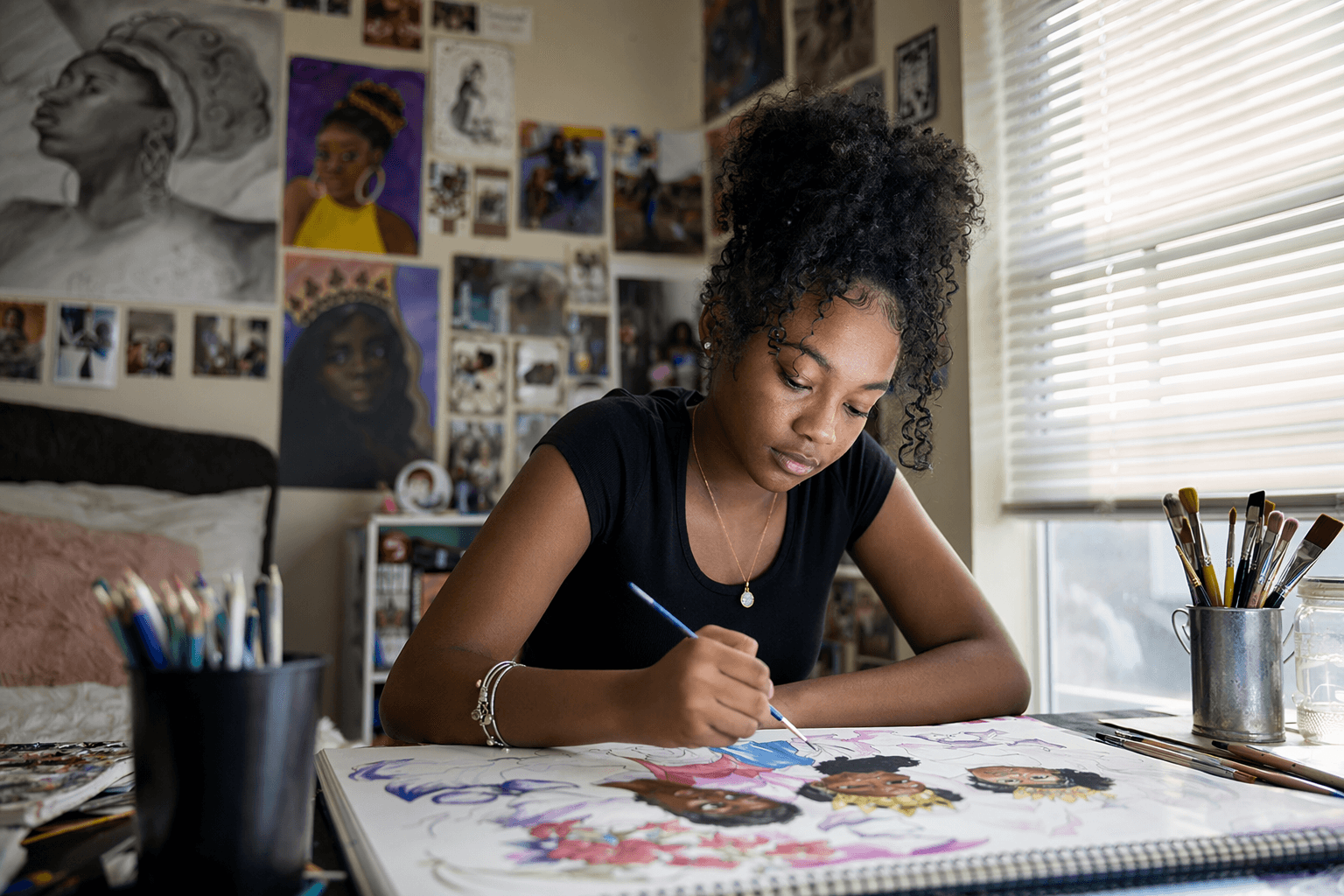 Washington teen finalist in Google Doodle contest celebrates Black hair heritage