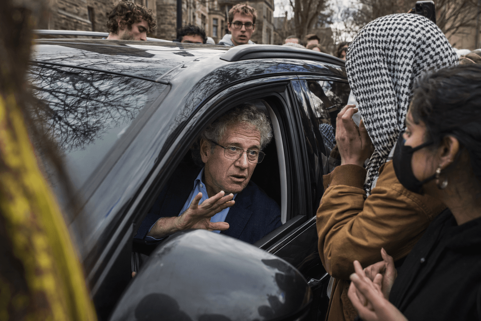 Cornell president and students clash over car incident after Israel-Palestine debate