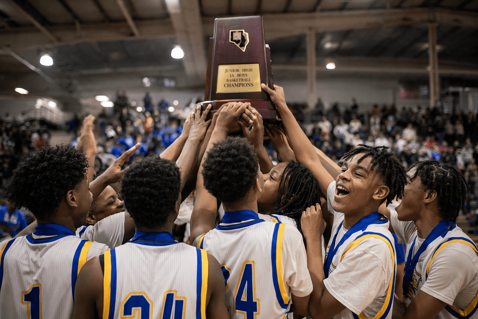 Marvell Academy junior high boys win 1A championship
