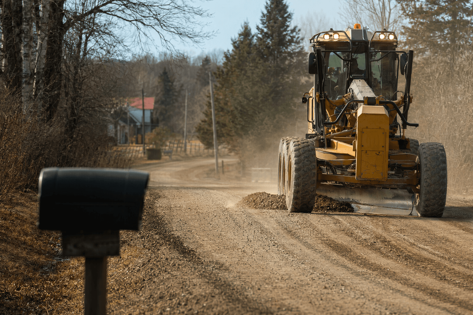 Newport schedules road grading on five roads in early May