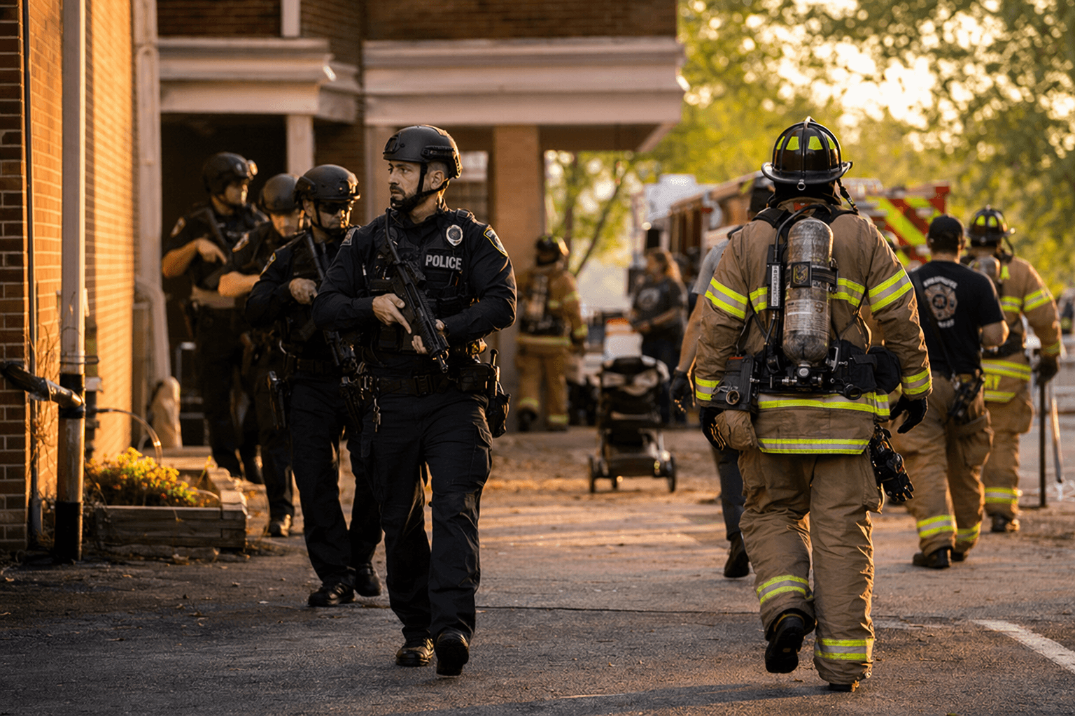 Sunapee police, fire teams train for active shooter response, unified command