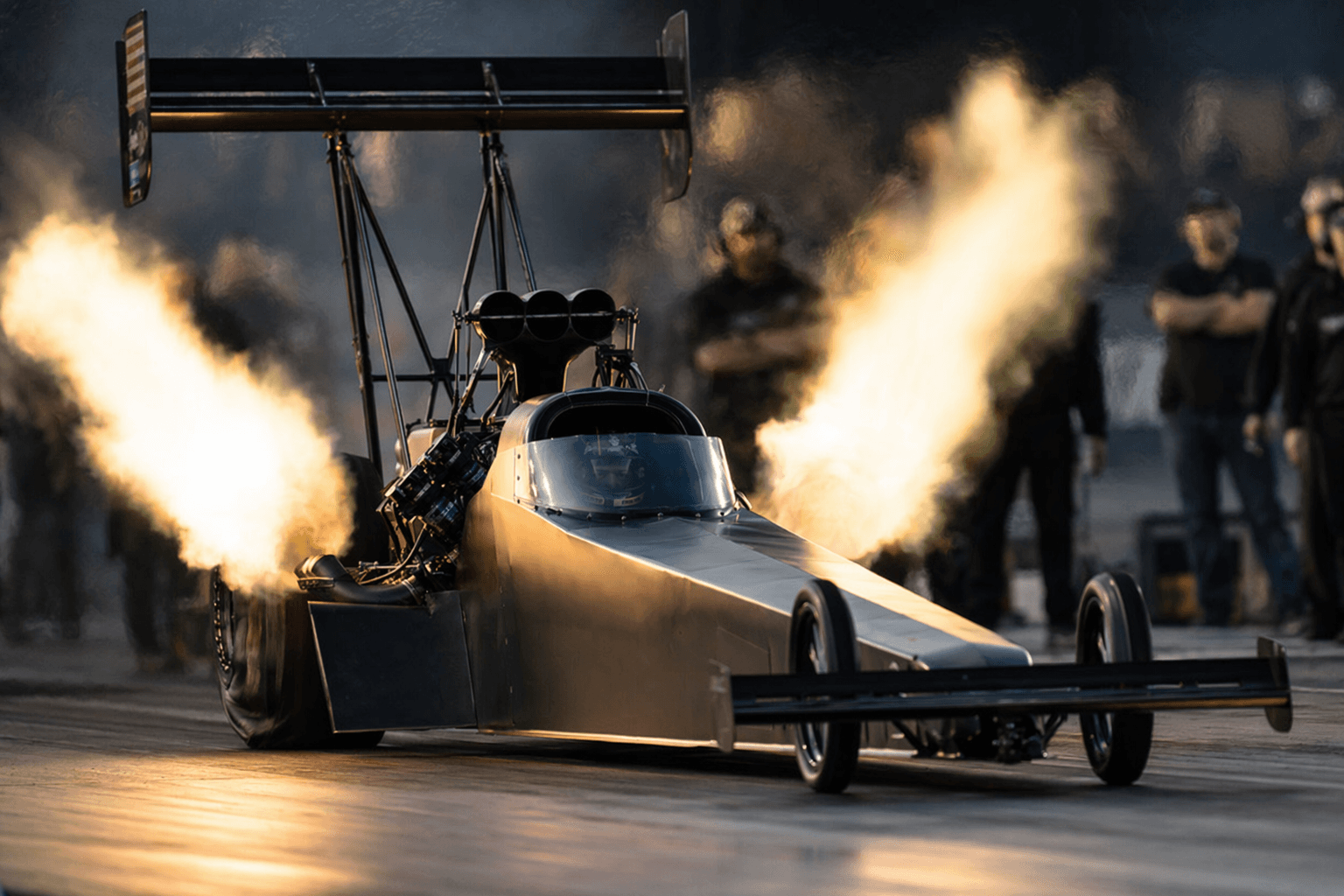Shawn Langdon sets NHRA speed record at 345 mph in Georgia