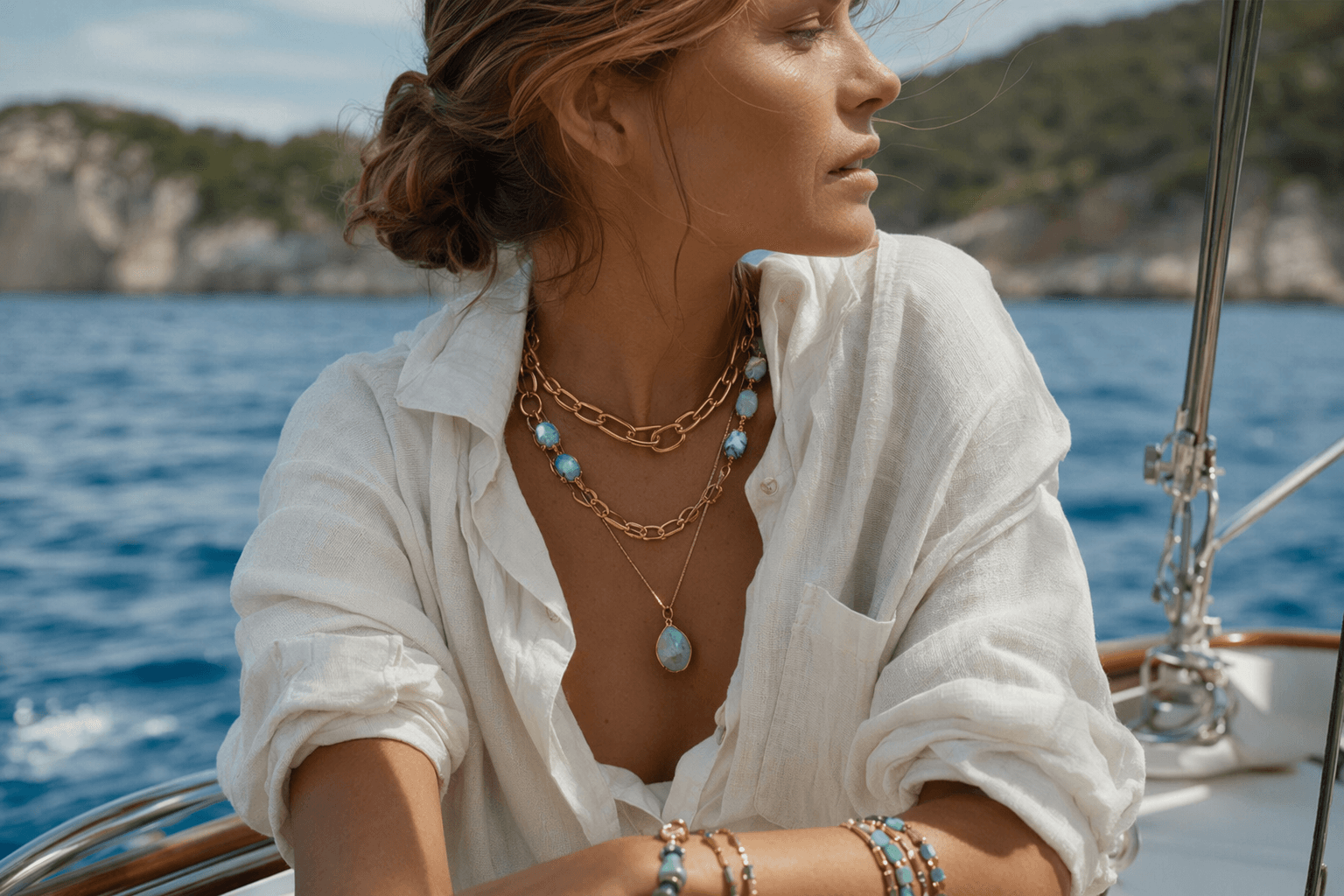 April’s Jewelry Inbox Floods With Bold Necklaces, Summer-Ready Gems