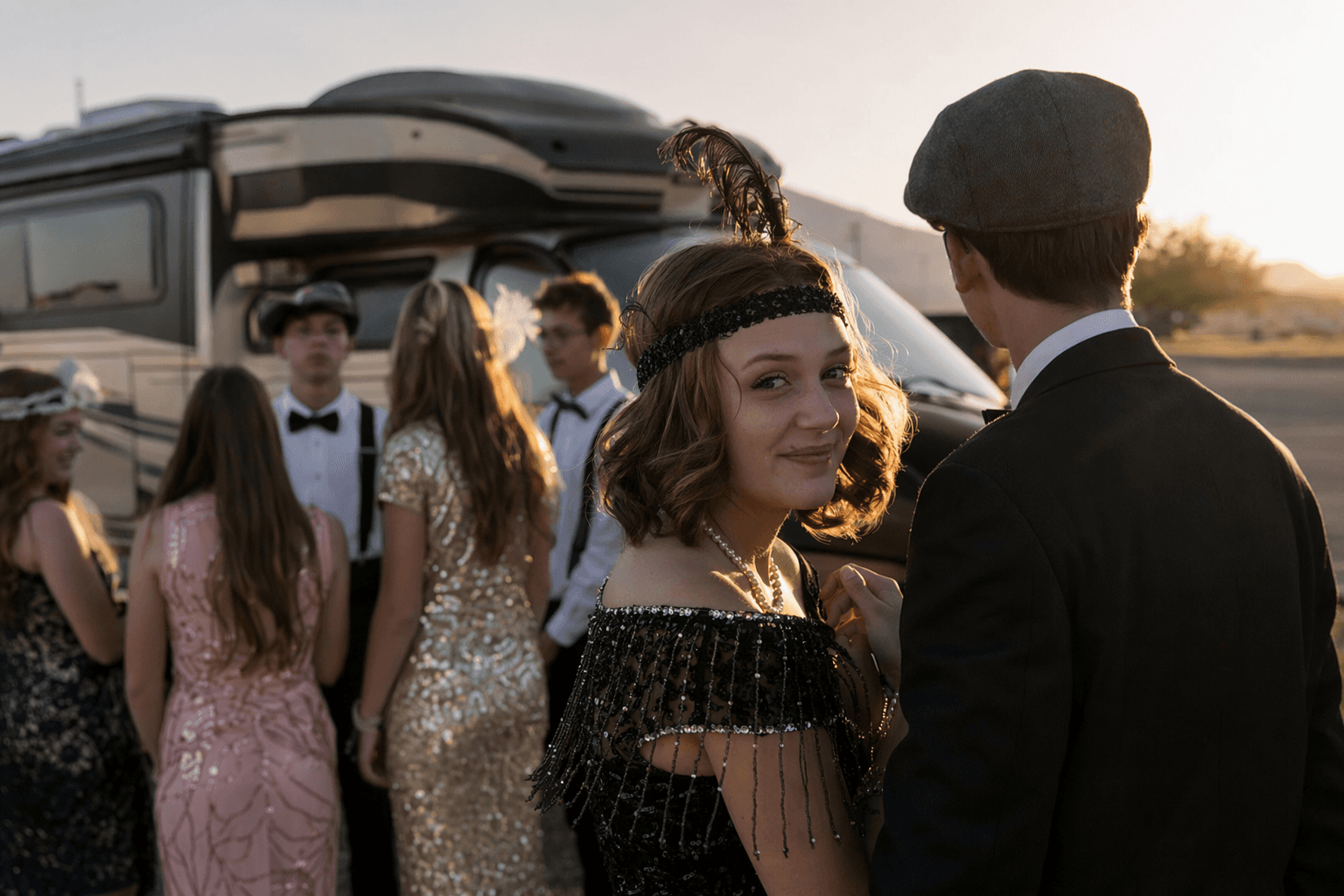 Great Gatsby-themed homeschool prom brings teens roaring twenties fun in Pahrump