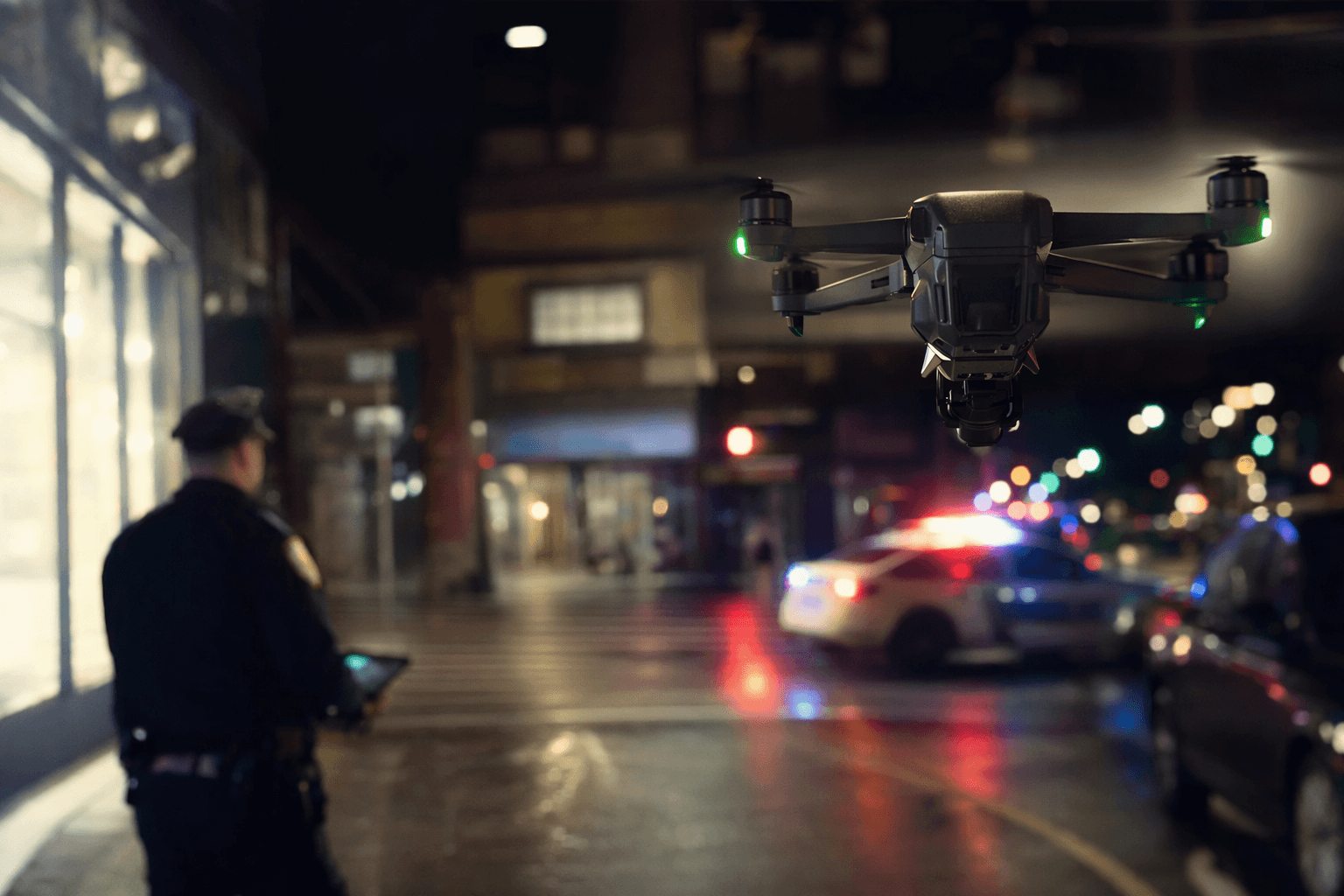 Police drone tracks suspects after pepper-sprayed victim loses gold chain