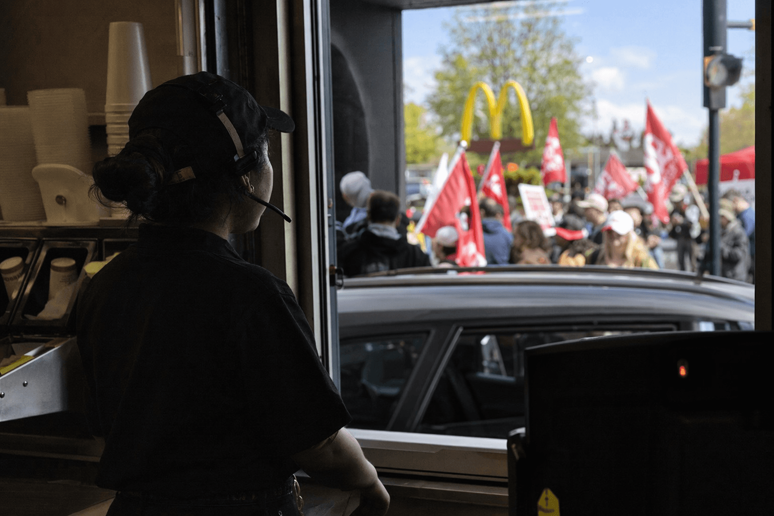 May Day protests could strain McDonald’s staffing, drive-thru operations