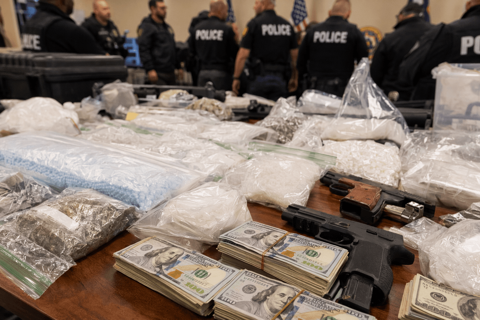 Orange County drug ring takedown nets cocaine, fentanyl, guns, cash