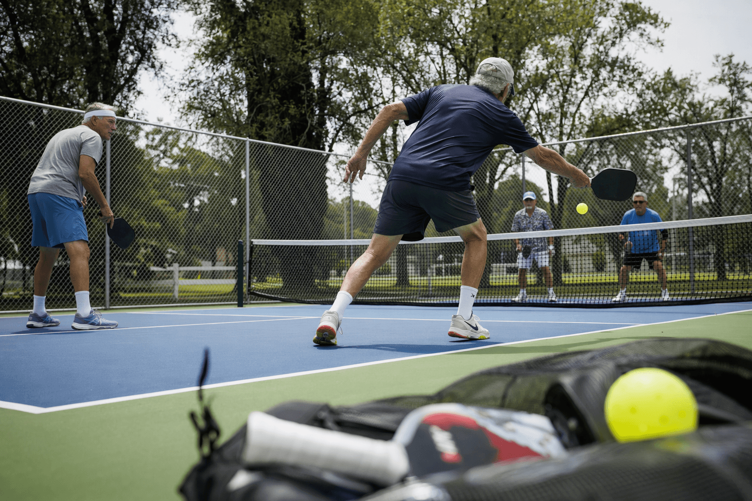 Clay County Adds First Pickleball Court While Repairing Basketball Surface