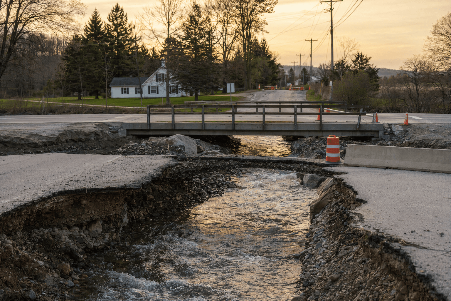 Grand Traverse County shifts road work to flood repairs after historic flooding