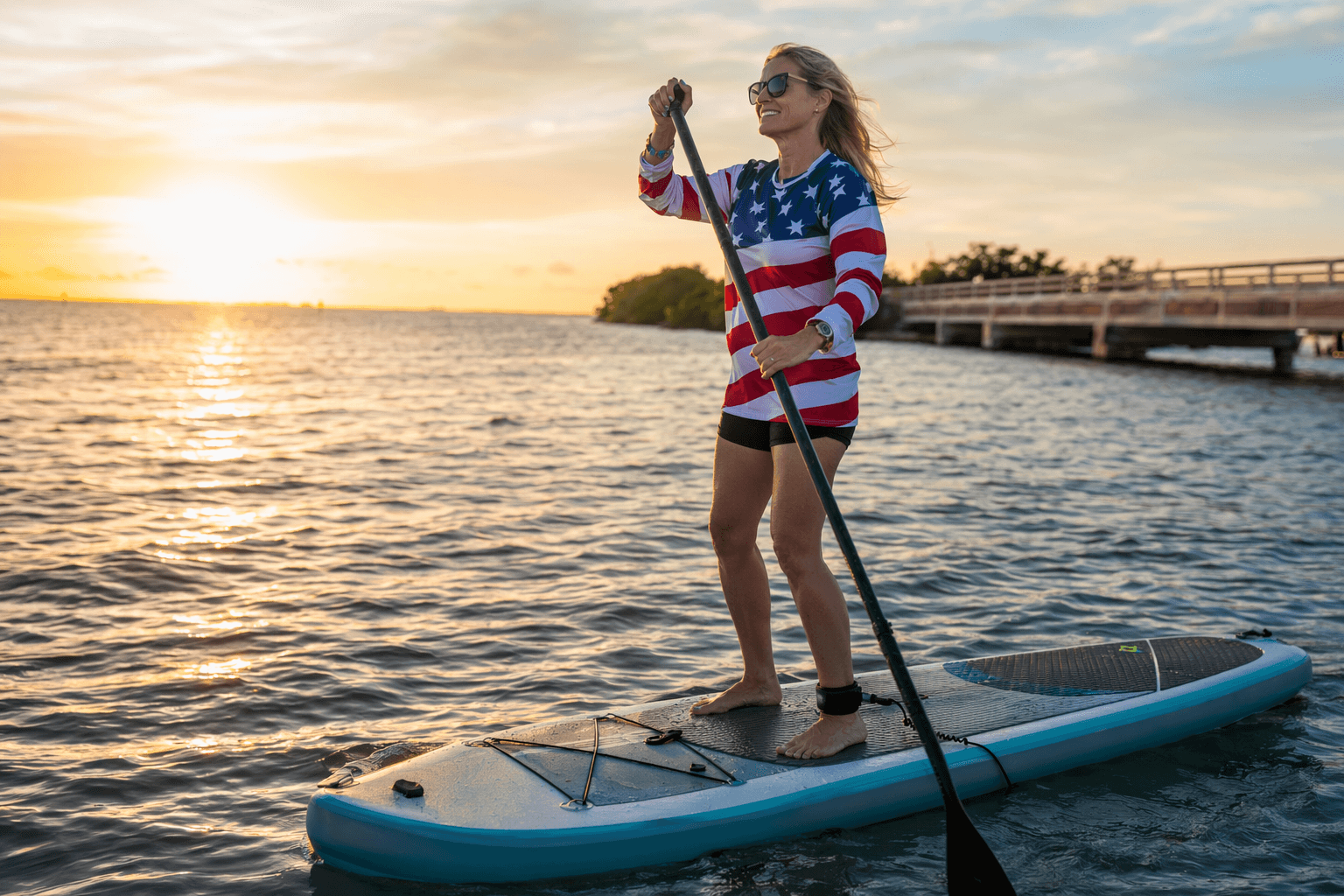 Monroe County kicks off America 250 celebration on paddleboard in Big Pine Key