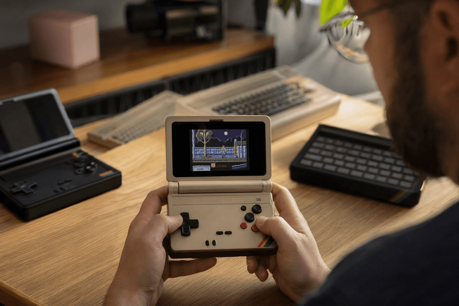THEC64 and Spectrum return as clamshell handhelds, pre-orders open now