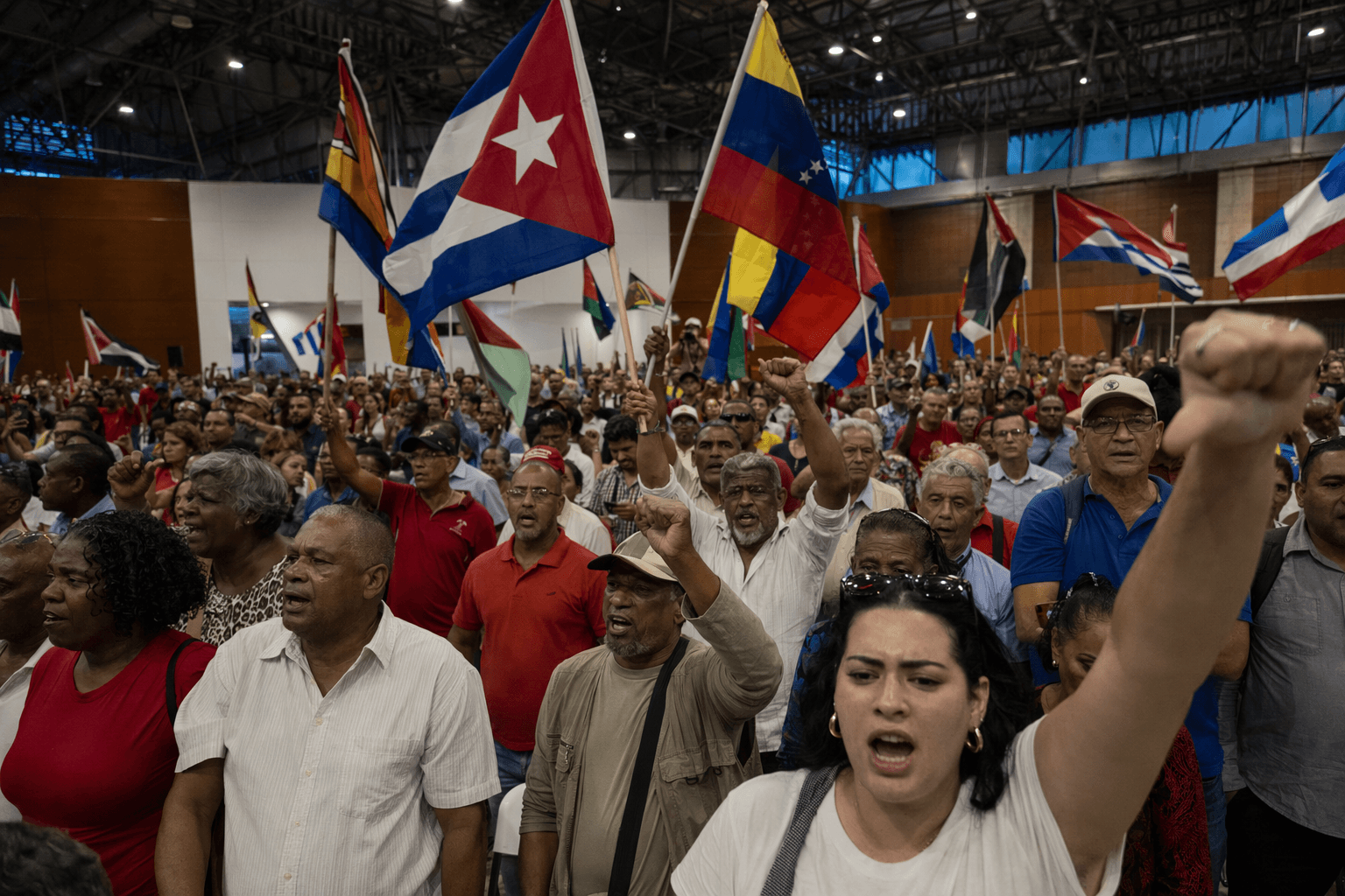 Hundreds from 36 countries rally in Havana against U.S. blockade
