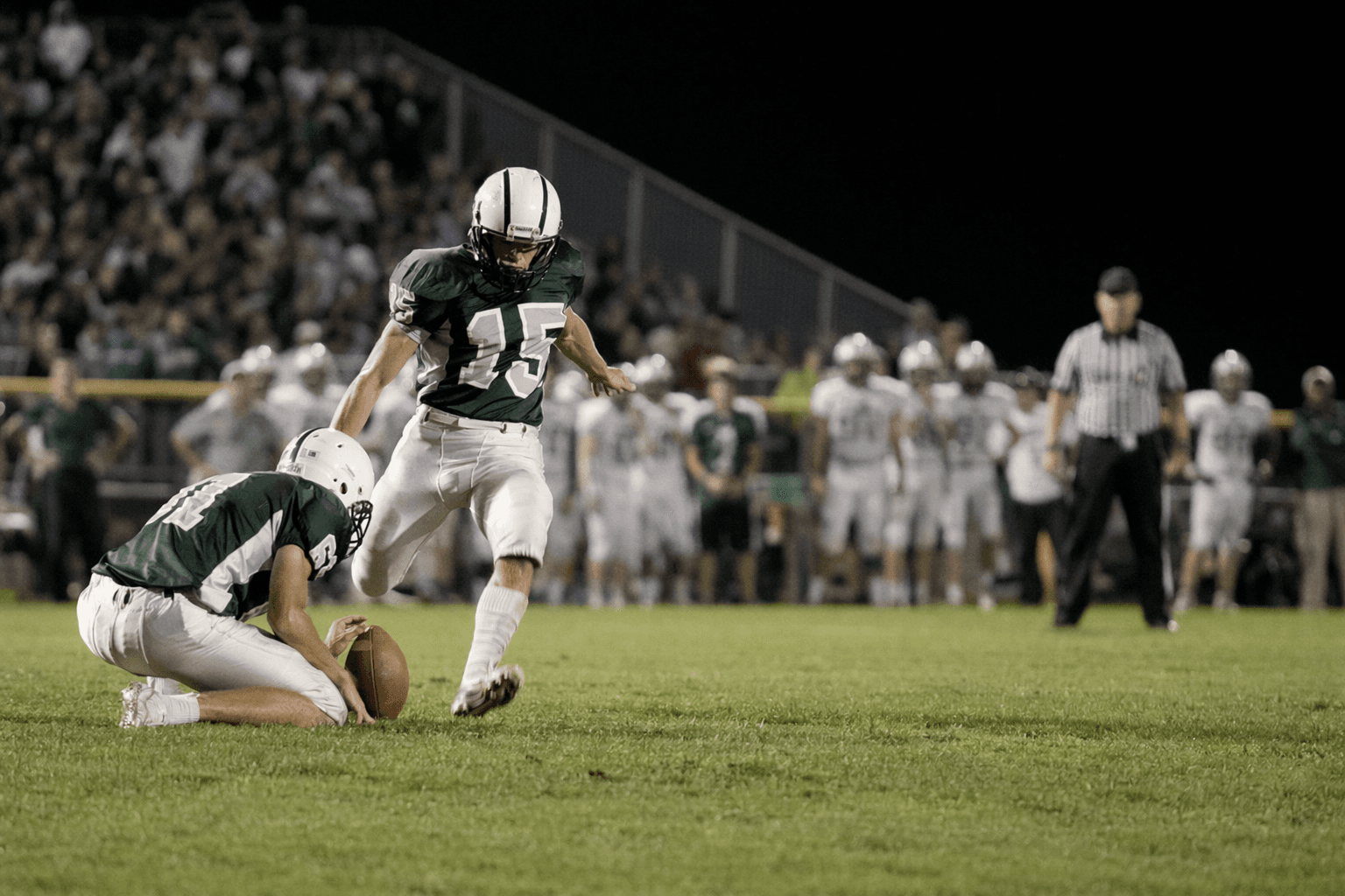Missed field goal led to seizure, diagnosis of benign brain tumor