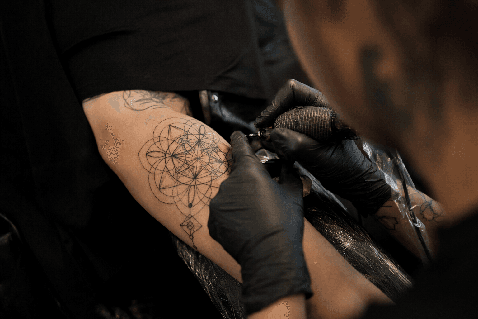 Geometric Tattoos Blend Shape, Symbolism, and Sacred Geometry