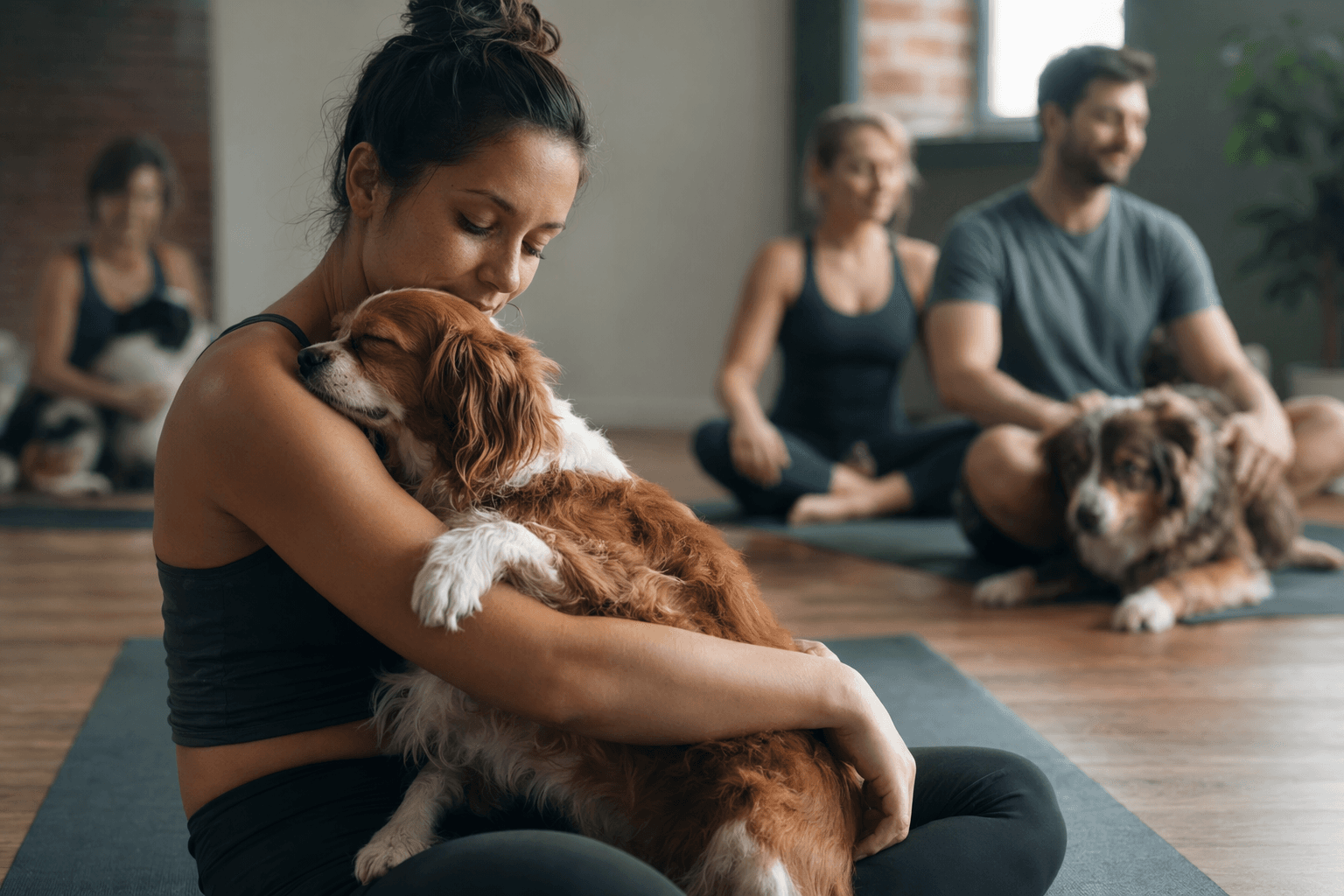Doga grows in popularity, strengthening bonds and easing stress