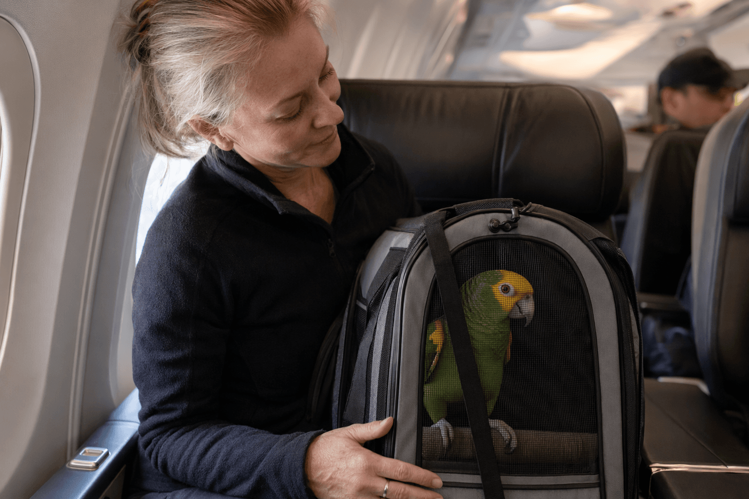Airline-approved parrot carriers keep birds safe, calm during travel