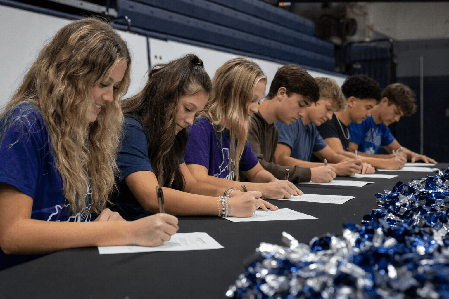 Eight Sterling athletes sign to continue college careers