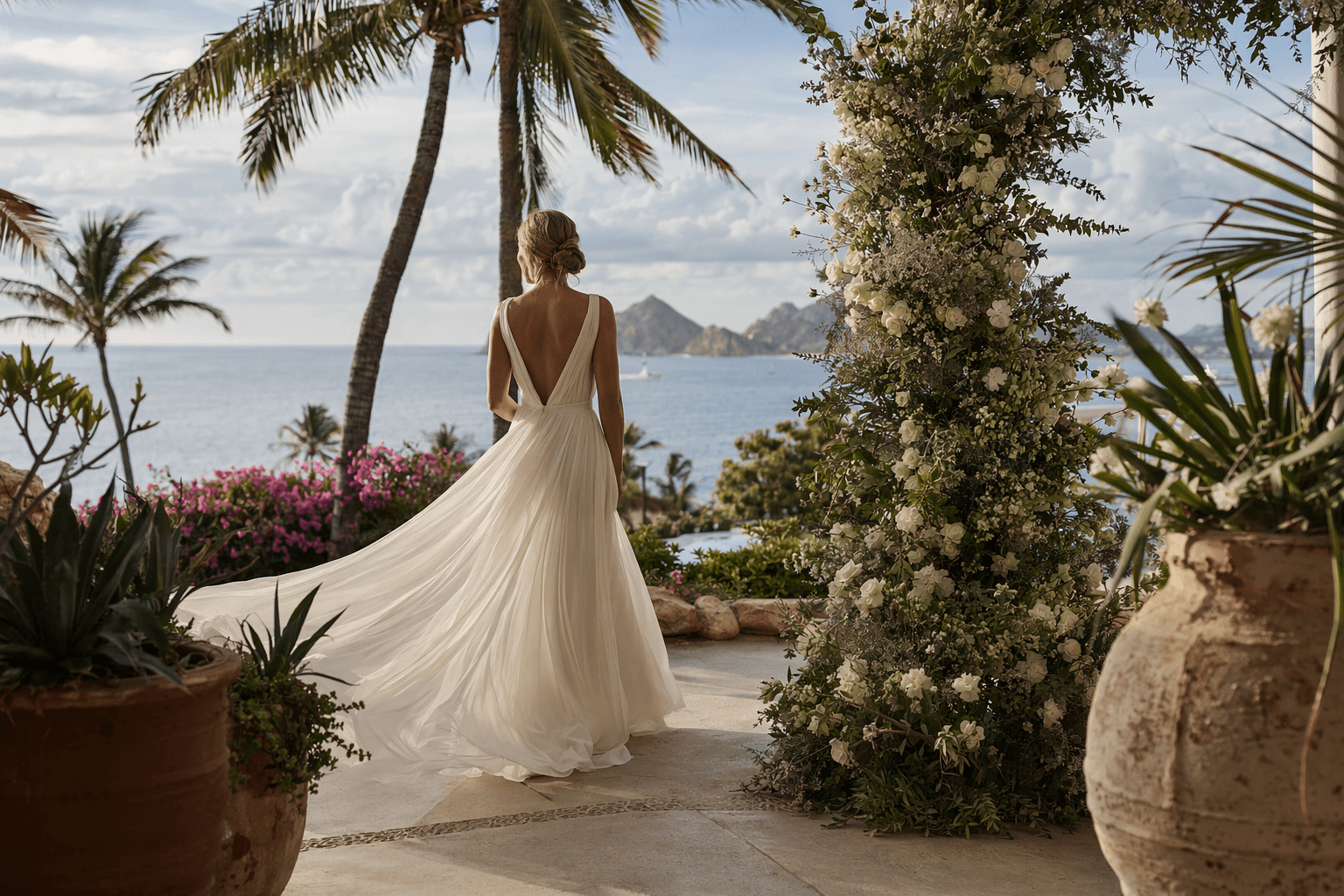 Six Destination Wedding Settings, Dresses and Accessories for Each