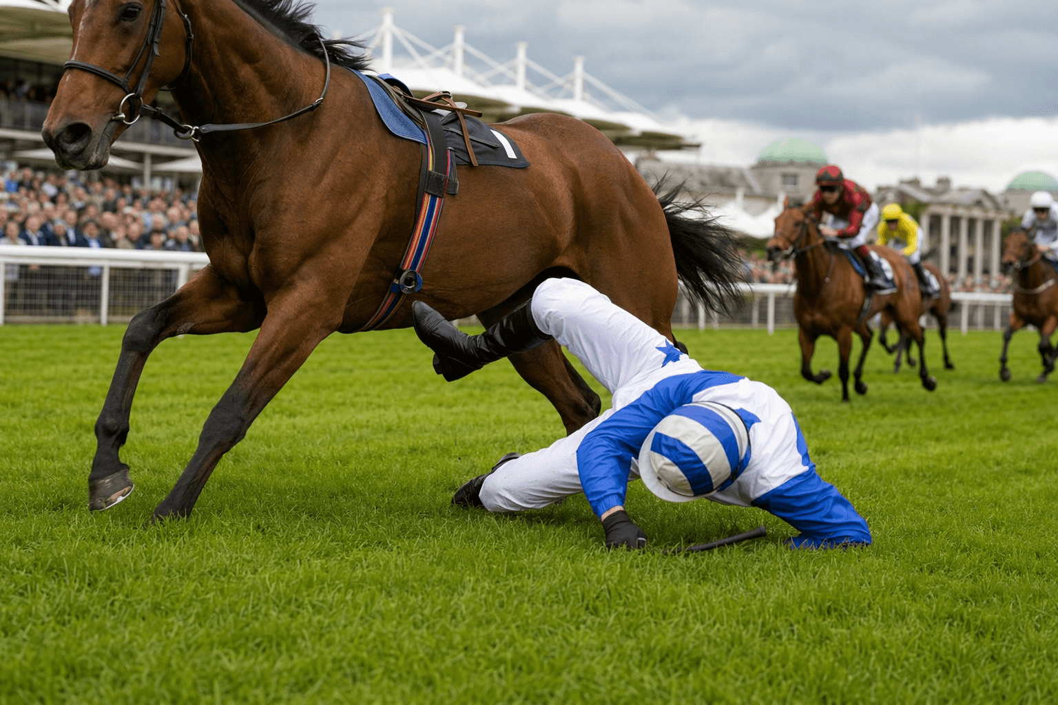 Goodwood abandoned after jockey fall sparks safety concerns