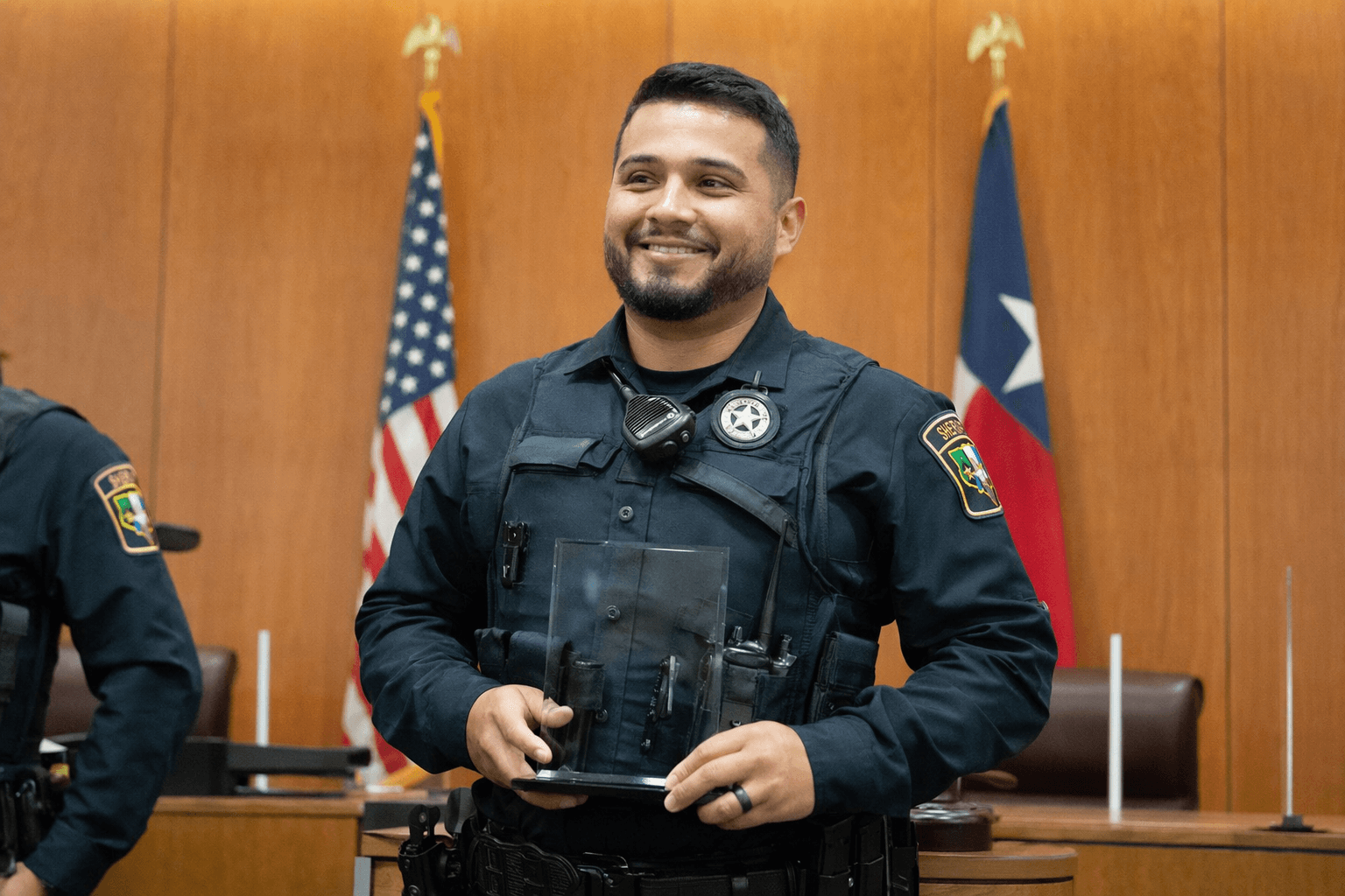 Rockwall County honors Deputy Jesse Henriquez as first-quarter employee