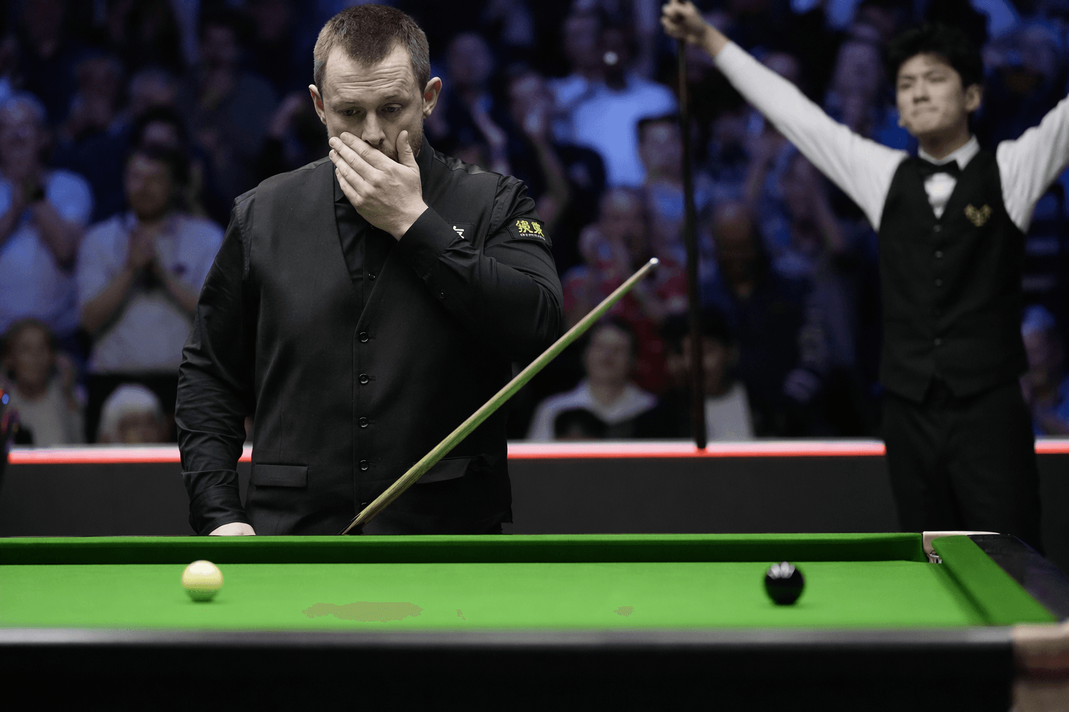 Mark Allen misses black as Wu Yize reaches first Crucible final