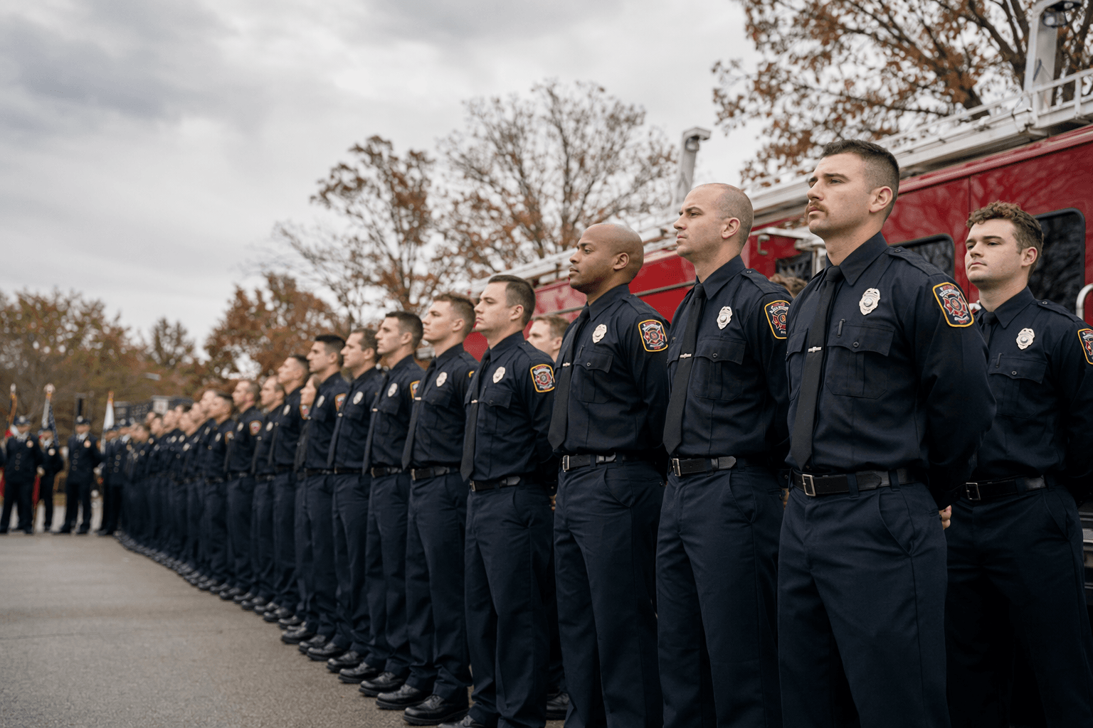 Forsyth County Fire Department honors heroes, promotes staff, welcomes 18 firefighters