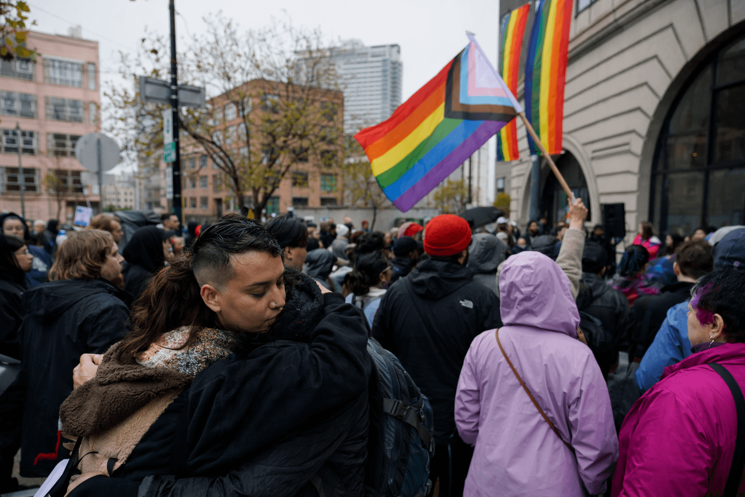 San Francisco LGBTQ advocates protest proposed budget cuts to public health services