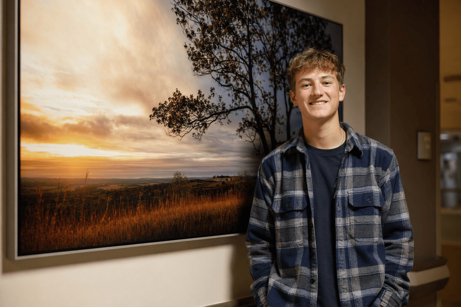 Newell-Fonda junior James Leeds featured on BVRMC art wall