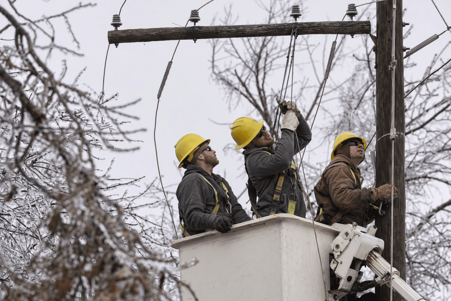 Lafayette High graduates help restore power after Winter Storm Fern ravages county